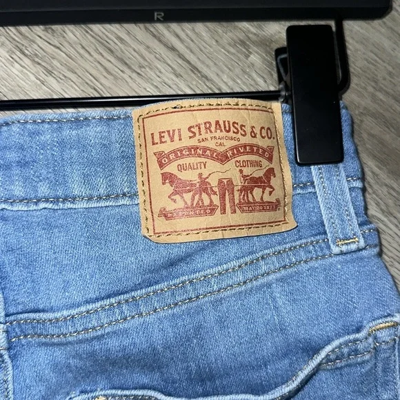 Levi's 726 Flare Bootcut Light Blue Jeans SKU003 - Picture 5 of 8